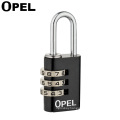 3 digit colour aluminium combination padlock